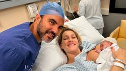 Las primeras fotos del bebé de Viciconte y Cubero