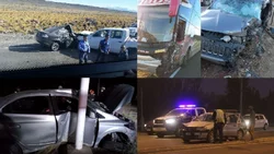 Rutas neuquinas marcadas con sangre: 23 accidentes en dos días