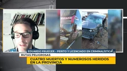 Causas de accidentes: mal estado de las rutas y factor humano