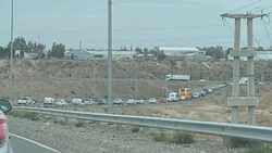 Ruta 7: choque en cadena y caos vehicular