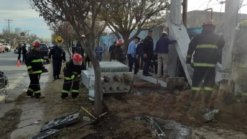 Un operario fue aplastado por una pesada viga de hormigón