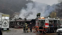Un incendio destruyó un edificio del Parque Nacional Lanín
