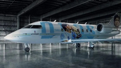 Así es el avión en homenaje a Diego que irá a Qatar