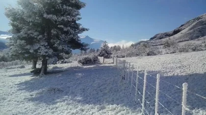 ¡Brrr! ¡Qué tornillo! En Chubut se registraron -13°C