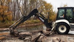 La bajante desnudó el maltrato al Limay