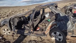 Tremendo vuelco en Ruta 237: dos integrantes de Prefectura graves