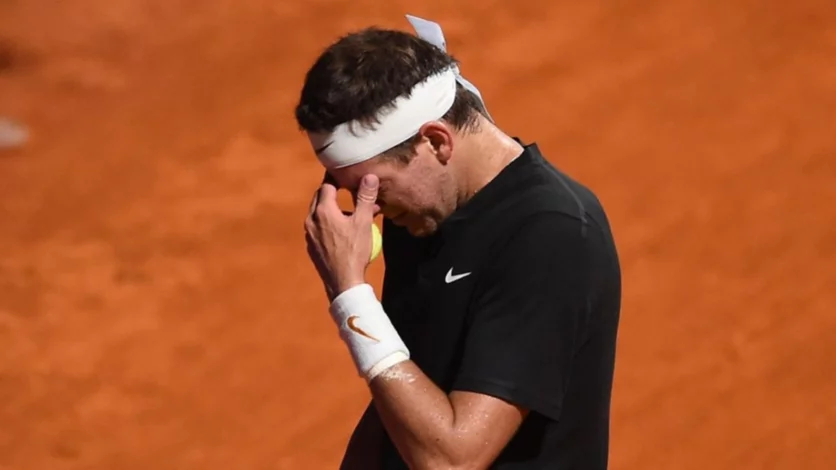 Del Potro salió del ranking por primera vez en 18 años