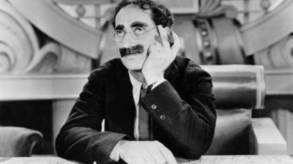 Vuelve a la gran pantalla Groucho Marx, el hombre del bigote pintado