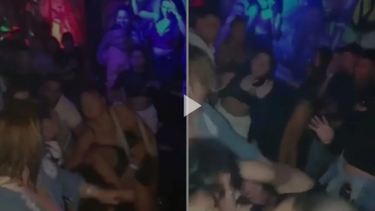 Video: Mujeres protagonizaron una batalla campal en un boliche
