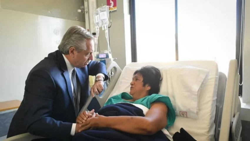 Alberto Fernández viajó a Jujuy para ver a Milagro Sala