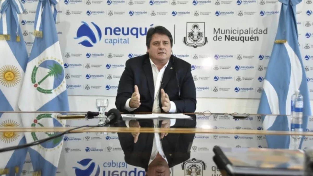 El intendente de Neuquén en una cumbre de cambio climático