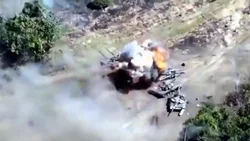 Así fue el ataque de Ucrania en el que destruyó nueve tanques rusos