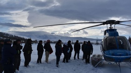 Salió el helicóptero a socorrer crianceros en el norte neuquino