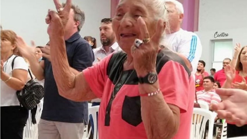 Cumplió 105 años la ahijada de Vairoleto
