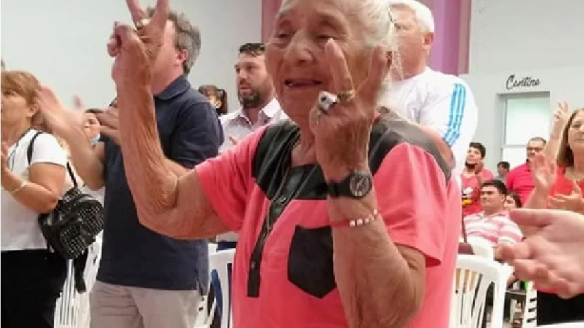 Cumplió 105 años la ahijada de Vairoleto