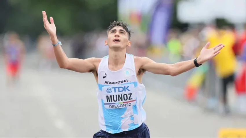 Un argentino hace historia en el Mundial de Atletismo