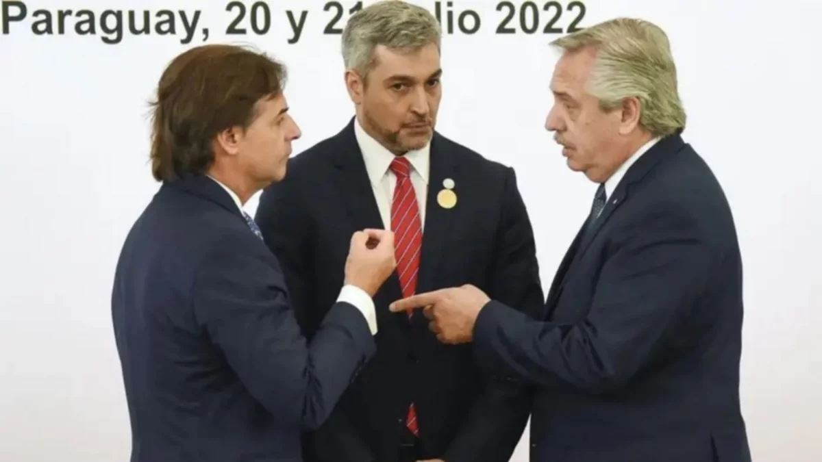 Fuerte cruce entre Alberto Fernández y el Presidente de Uruguay