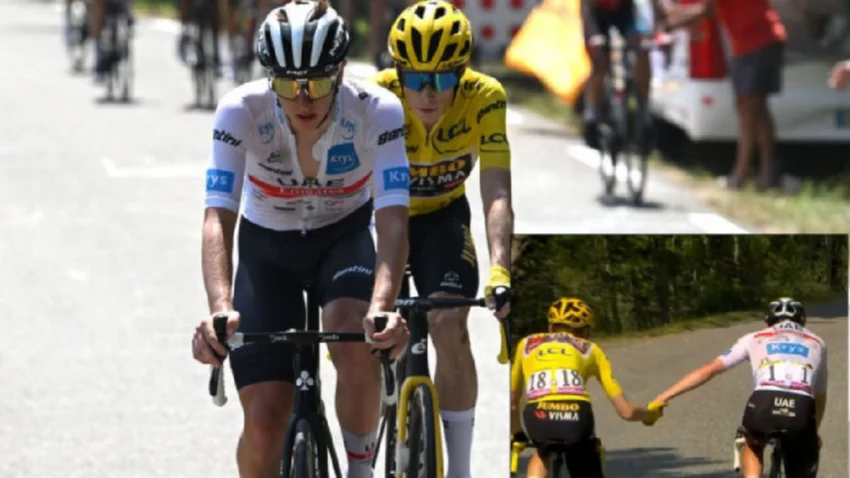 Increíble gesto deportivo en el Tour de Francia