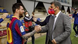 Laporta: "Me siento en deuda con Messi"