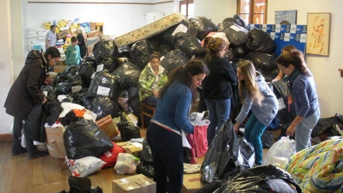 El temporal trajo una lluvia de solidaridad en Neuquén