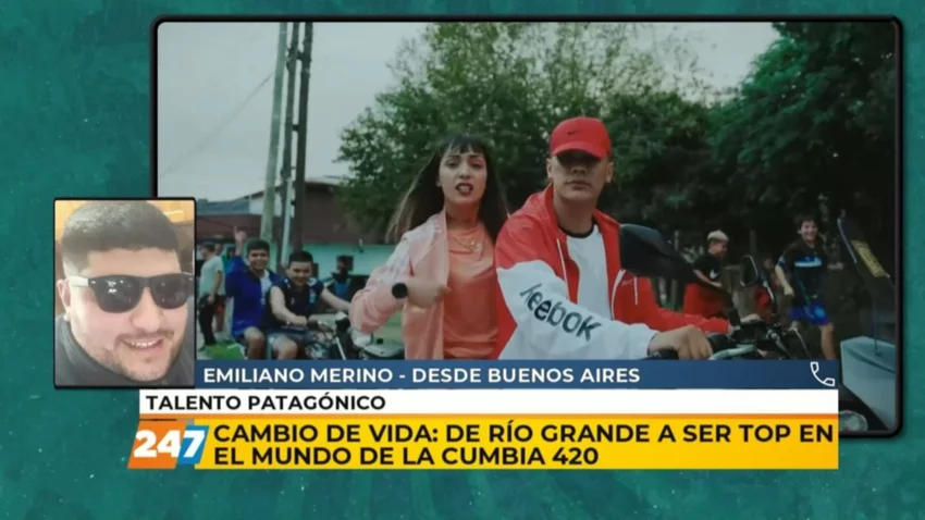 Un patagónico es top en el mundo de la cumbia 420