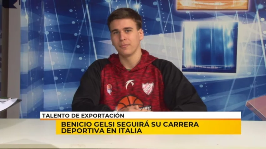 Benicio Gelsi seguirá su carrera en Italia
