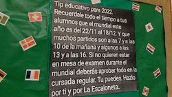 El Mundial ya se vive en los colegios neuquinos