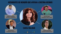 La palabra de los intendentes neuquinos sobre el respaldo a Cristina