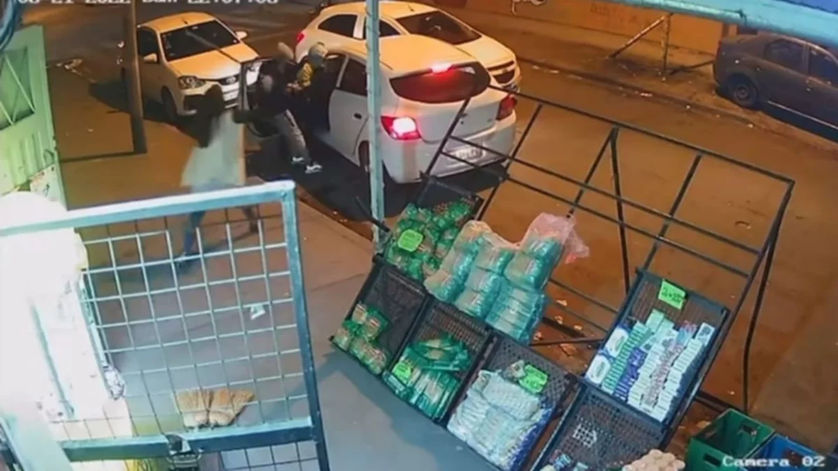 Robaban un auto con una menor adentro: los atacó con un palo