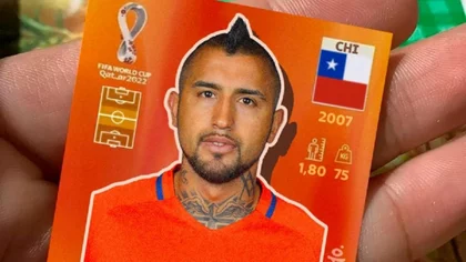 Sacachispas se burló de Vidal con una figurita del mundial