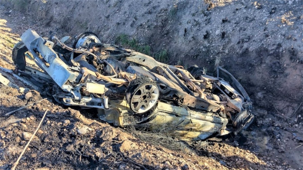 Un hombre murió calcinado tras volcar en la Ruta 65