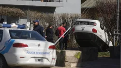 Video: impactante choque y vuelco en Bariloche