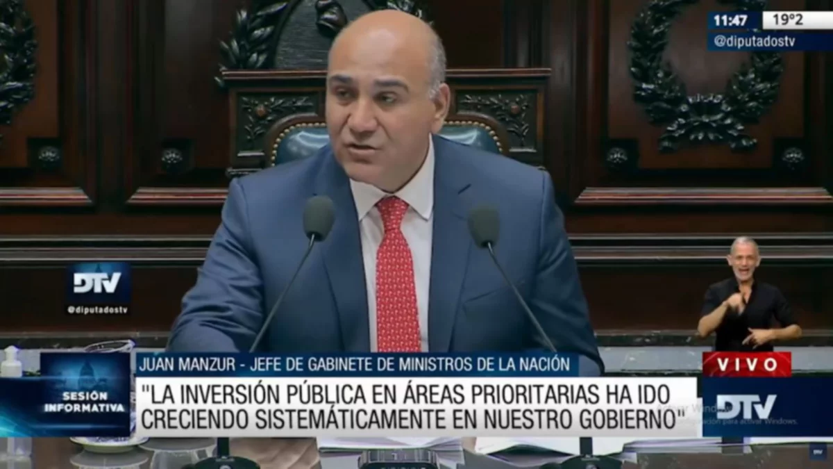 Manzur en Diputados: “Sin paz social no puede haber estabilidad macroeconómica”