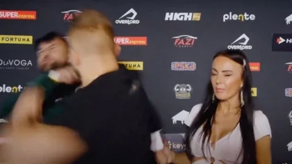 Un luchador de MMA le pegó a un youtuber en pleno evento