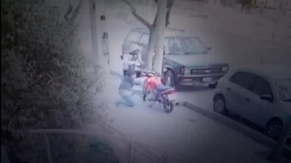 Se asustaron y desistieron de robar una moto en pleno centro