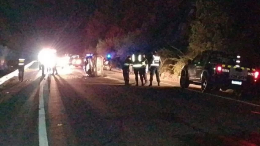 Murió una joven en un vuelco al ingresar a San Martín de los Andes