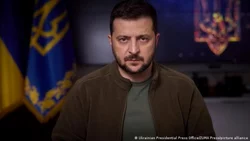 Zelenski agradeció el apoyo americano a Ucrania