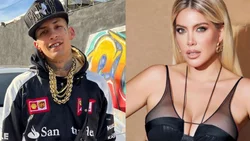Romance confirmado: Wanda Nara y L-Gante, a los besos en un auto