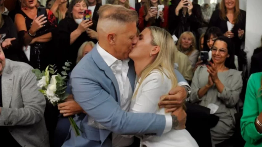 Estalló Bahía Blanca con el casamiento de Alejandro Fantino