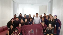Koopmann recibió al Club Confluencia antes del Federal