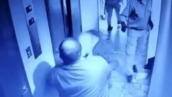 VIDEO: Vecino violento trompeó a otro, quedó filmado y lo vinieron a buscar