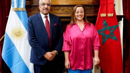 Moreau recibió al vicepresidente de la Cámara de Representantes de Marruecos