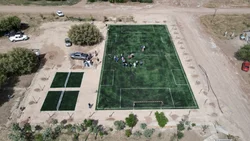 Inauguraron canchas de césped sintético