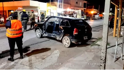 Lo chocó un borracho y se salvó de milagro
