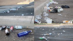 Estudiantes festejaron el "último día", robaron y rompieron todo en Neuquén