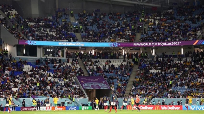 Entradas vendidas, pero estadios semi vacíos