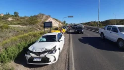 Choque múltiple y descontrol vial en el acceso norte de Neuquén