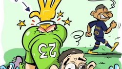 ¡Se enojaron! El Nik francés le dedicó un "la tenés adentro" al Dibu