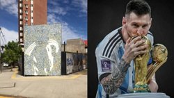 El "Messias" para siempre en una de las esquinas de Neuquén