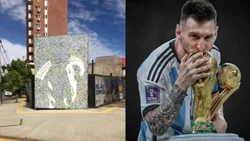 El "Messias" para siempre en una de las esquinas de Neuquén